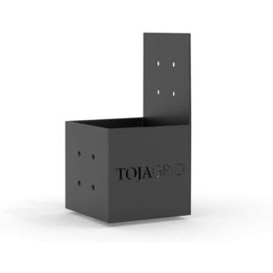Toja Grid KNECT Black Pergola Wall Bracket For 90 x 90 Posts 8 Pack G021068MB1
