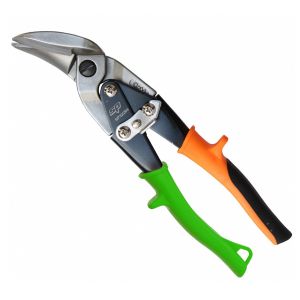 SP Tools Aviation Tin Snips Right Cut 250MM Offset Heavy Duty (Green) SP32264