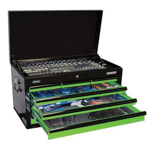 SP Tools Tool Kit 406PC Metric/SAE Sumo Series Black/Green SP50172