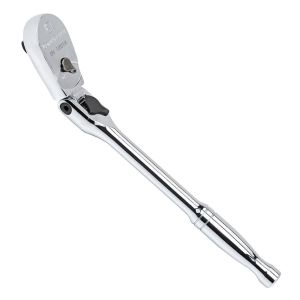 GearWrench 81015 Teardrop Ratchet 7" 1/4" Drive 84 Tooth Locking Flex Head 81015