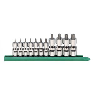 GearWrench 81052 Socket Set 11 Pc 1/4" & 3/8" Drive Uni Tamper Proof TorxÂ® 81052