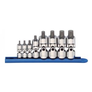 GearWrench Bit Set 8 Pc 1/4", 3/8" & 1/2" Drive Uni Metric Triple Square 81070