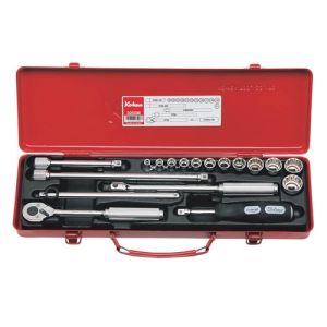 Koken 18PC 3/8"Dr AF Socket Set (1/4" 7/8") AF KO3200A