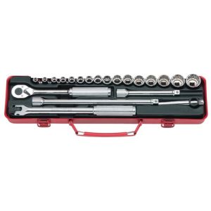 Koken Socket Set 3/8Dr-6PT&12PT 6-22MM (21PCS) KO3206M