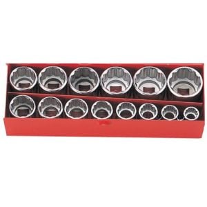 Koken 14PC 3/8"Dr 12PT 9-22MM Socket Set KO3217M