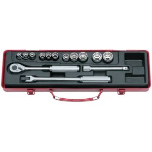 Koken Socket Set 3/8Dr-12PT 8-22MM (14PCS) KO3220M
