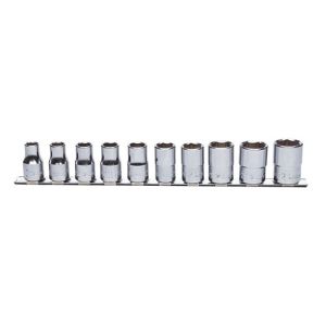 Koken 10PC 1/2"Dr 10-22MM On Rail Socket Set KORS4400M/10