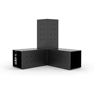 Toja Grid TRIO 3 Arm Pergola Corner Bracket For 90 x 90 Posts 2 Pack G021030MB1
