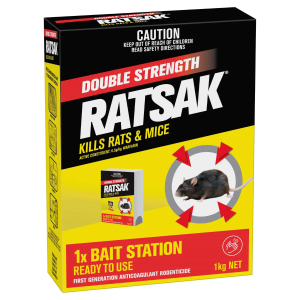 Ratsak 1KG Double Strength Bait Station 56508