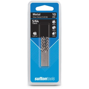 Sutton 10PK 5/64in Jobber Drill Bit Silver Bullet D1040198
