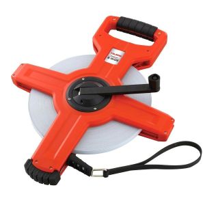 Tajima HSW3-100 Engineer Super Wide Tape Measure 100m with End Loop 6300037
