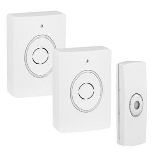 Arlec 70m Wireless Door Chime Plug In - 2 Pack DC3936-2