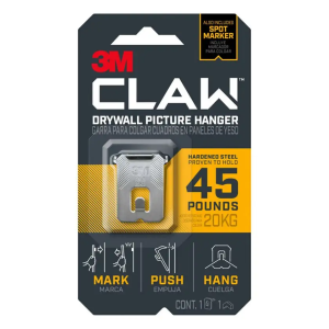 3M Claw Picture Hanger 1 Hgr/Mkr 20Kg 70009119176