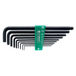Stahlwille SET 9PC BALL END HEX KEY LONG SERIES 96432600
