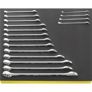 Stahlwille SET 17PC METRIC COMBO SPANNER #13 6MM - 24MM IN TCS INLAY SW13/17 TCS - 96830164