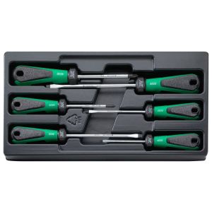 Stahlwille 6PC 3K DRALL SCREWDRIVER SET  4 SLOT / 2 PHILLIPS SW4891