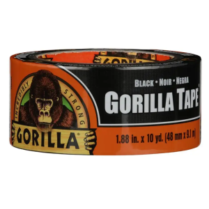 Gorilla 48mm x 9.1m Black Tape 115160