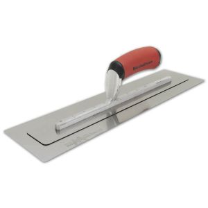 Marshalltown PermaFlex Stainless Steel Finishing Trowel with Durasoft Handle - 406 x 110mm -27940