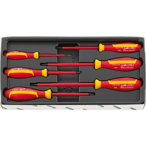 Stahlwille SET  6PC DRALL+ VDE SCREWDRIVER SET 4 SLOT / 2 PHILIPS HEAD SW4695VDE - 96469515
