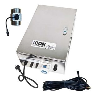 Bianco iCONSolar Stainless Steel Pro Control Plug & Play with Flow meter 40 BIA-SS-SOLCONTPRO-SSFLOW40
