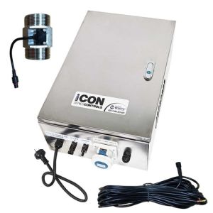 Bianco iCONSolar Stainless Steel Pro Control Plug & Play with Flow meter 50 BIA-SS-SOLCONTPRO-SSFLOW50