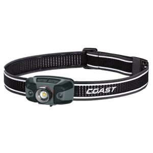 Coast 800 Lumen LED Headlamp W/Tri-Colour & Twist Focus COAFLX40R