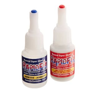 Rapid Fix Adhesive System 2x 25ml Dual Welding Powder Quick Drying 7121100