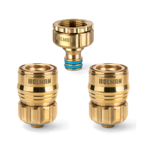 Holman 12mm Brass 3 Piece Connector Set 8530H