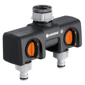 Gardena Twin-Tap Connector ADJUSTABLE 8193-20