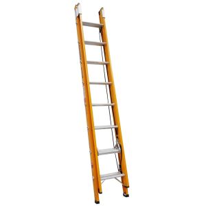Gorilla Extension ladder 2.4-3.9m (8-13ft) Fibreglass 130kg Industrial FEL8/13-I