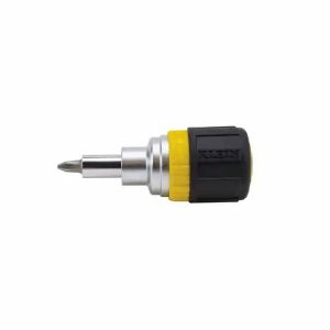 Klein 2xsl,2xph,2xnut, Stubby Ratchet Screwdriver Set - 6 Piece A-32593