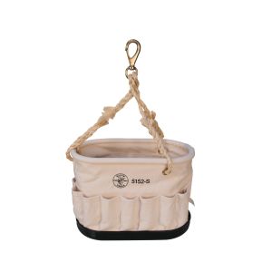 Klein Canvas Bucket 41Pcket Oval W/Swivel Snap A-5152S
