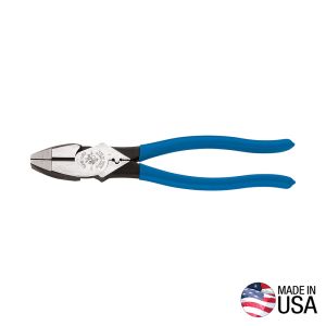 Klein 9In Hd Hi-Lev Side Cutting Pliers +Crimpconnector A-D2000-9NECR