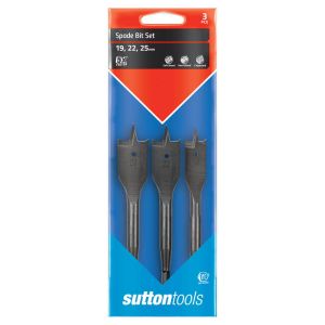 Sutton 3PC 19-25MM D501 Supabore Spade Bit Set D501SS3