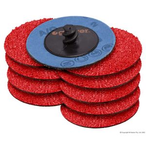 Geiger 2" Quick-Lock Ceramic Sanding Disc Pack - 60 Grit AB22012S60CP