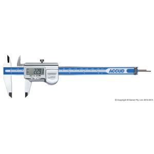 Accud 150mm Coolant Proof Dual Scale Digital IP67 Caliper AC-112-006-12