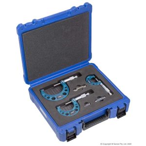 Accud 75mm Metric Outside Micrometer 3 Piece Set AC-321-003-03