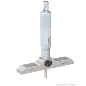 Accud 150mm Depth Micrometer with Captive Anvils AC-392-006-01