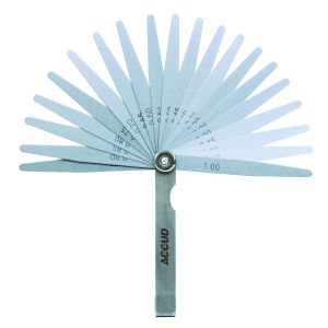 Accud 100mm Feeler Gauge 32 Leave Set AC-912-100-32