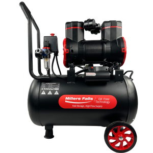 Millers Falls Oil Free Air Compressor 2.4HP 320L/min 35L Tank ACOF1780W35L