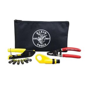 Klein Coax Cable Installation Kit with Zip Pouch A-VDV026-211
