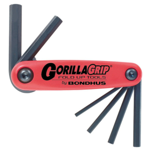 Bondhus 6 PC Hex Gorillagrip Fold Up 3-10MM BD12595