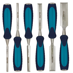 Eclipse 6PC 6-32mm Bevel Edge Wood Chisel Set EC-BEWC6BCE