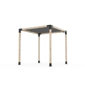 Toja Grid 2.44 x 2.44m Pergola Kit W/Sail GK-SA40808GR13