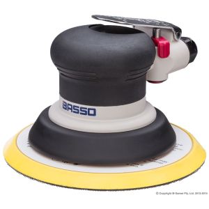 BASSO 6″ Random Orbital Sander BOS156A2 – 5mm Orbit Air Sander for Wood, Metal & Auto Finishing