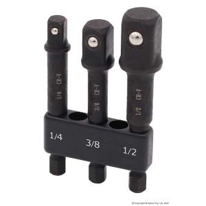 Michiel Pro 1/4" Hex Impact drive 3 pce (65mm L) MP005020
