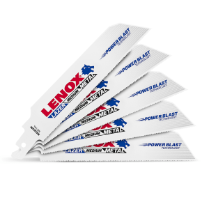 Lenox 5-Pack 229mm x 25mm x 1.07mm 18TPI Bi-Metal Reciprocating Saw Blades 201789114R 