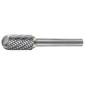 Holemaker Carbide Burr Cylindrical Radius End 7/16" X 1" Head 6MM Shank Dc CB6M-SC4