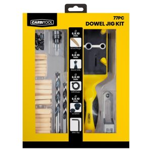 Carbitool 77PC Dowel Jig Kit CBDWHDJK