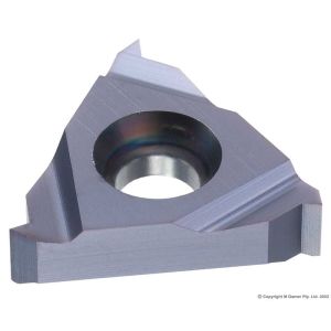 Harlingen TiAlN Micro-Grain Carbide Right Handed Threading Inserts - 0.5-3.0 mm 16IRAG60